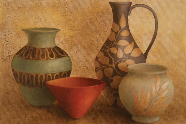 Lanie Loreth: Decorative Vessel Still Life I by Lanie Loreth