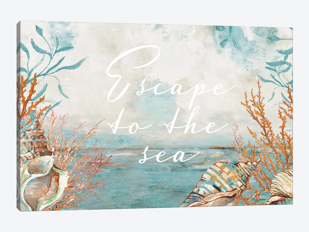 Escape To The Sea by Lanie Loreth 1-piece Canvas Art Print