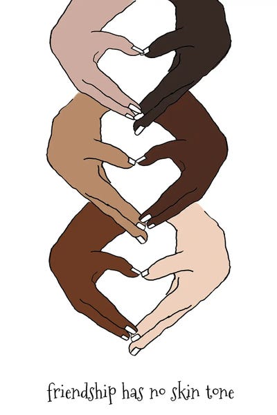Lanie Loreth: Friendship Has No Skin Tone by Lanie Loreth