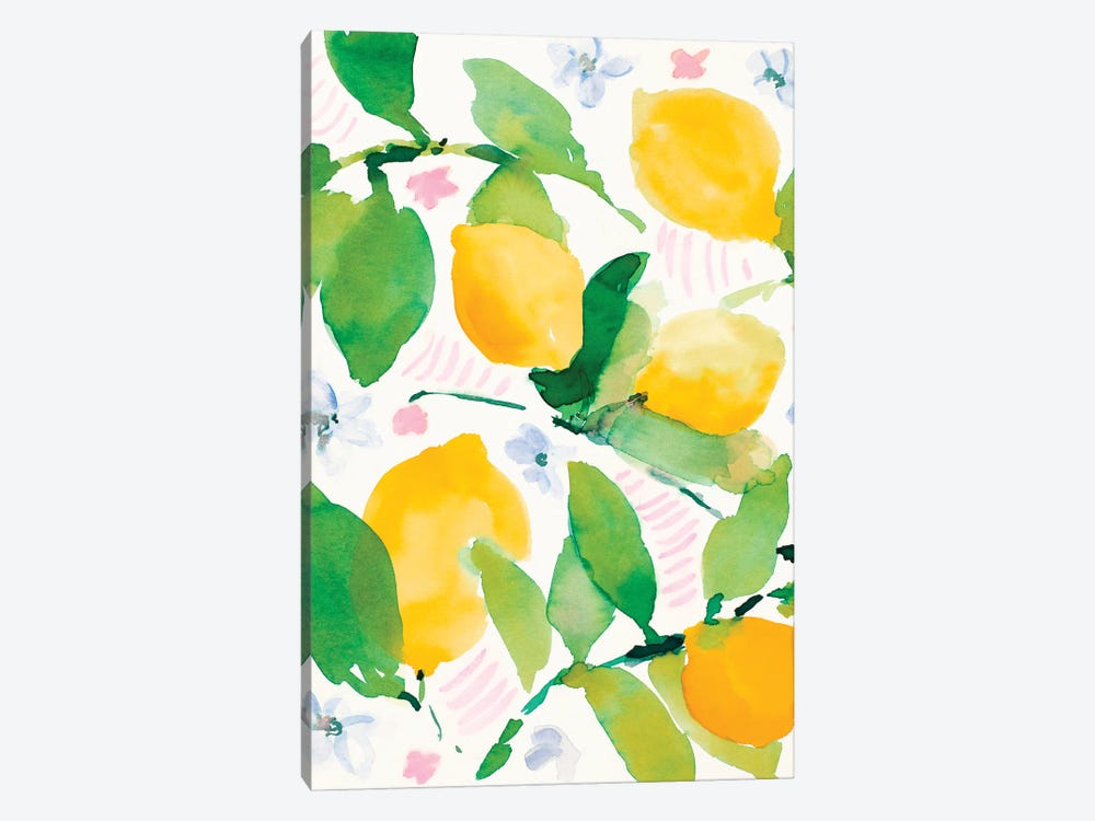 Garden Lemons by Lanie Loreth 1-piece Canvas Art Print