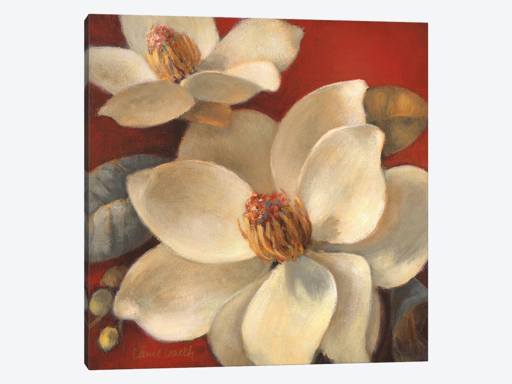Magnolia Passion I by Lanie Loreth 1-piece Canvas Artwork
