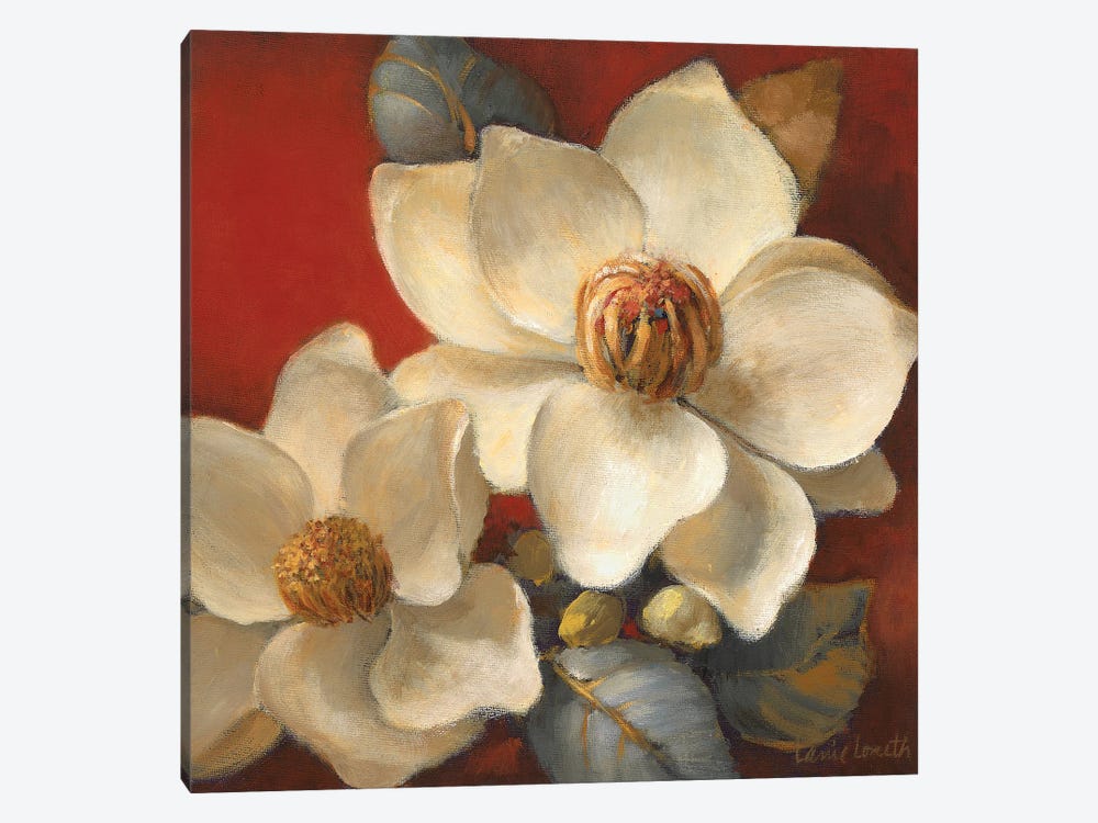 Magnolia Passion II by Lanie Loreth 1-piece Canvas Art Print