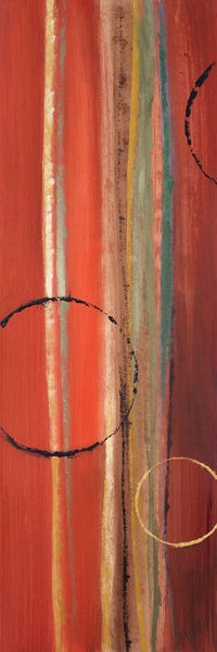 Circular Abstract: Orbiting Moons II by Lanie Loreth