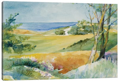 Distant Ocean View Canvas Art Print - Lanie Loreth