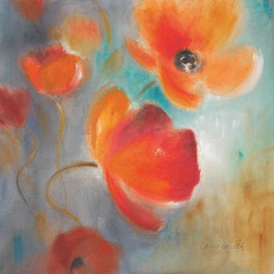 Scarlet Poppies in Bloom I by Lanie Loreth canvas print