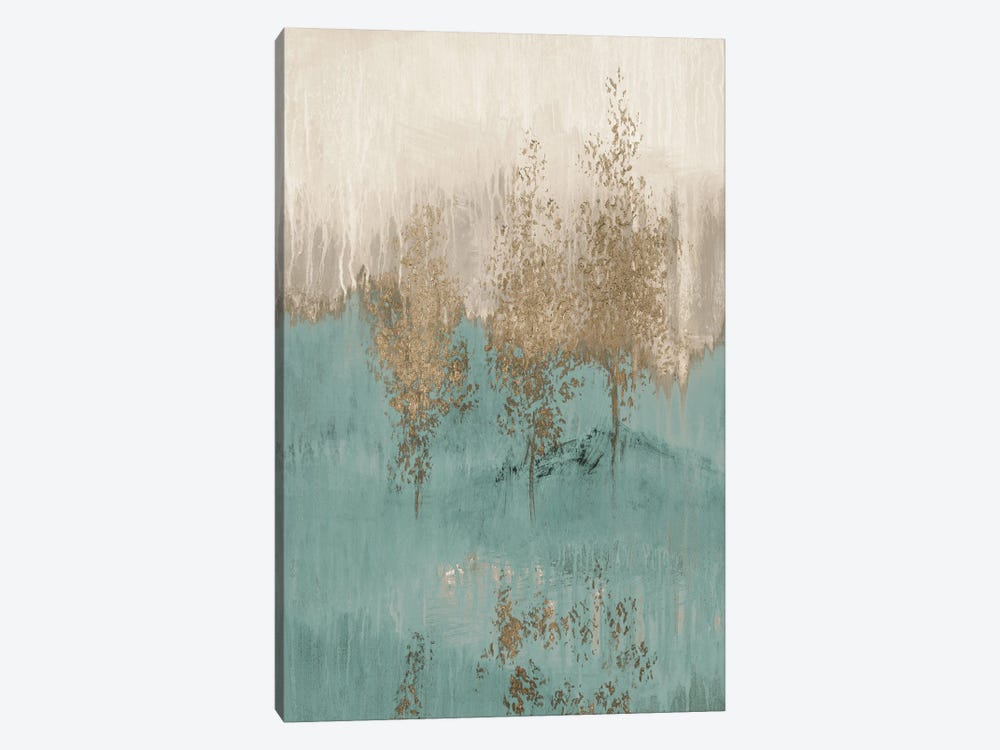 Through the Gold Trees Abstract I by Lanie Loreth 1-piece Canvas Print