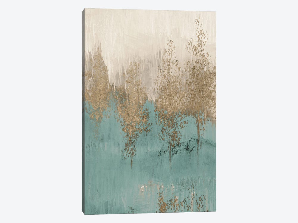 Through the Gold Trees Abstract II by Lanie Loreth 1-piece Canvas Artwork
