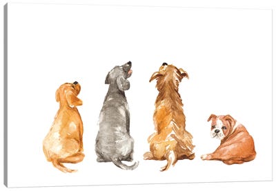What's That Canvas Art Print - Bulldog Art