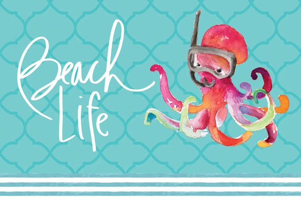 Octopi: Beach Life by Lanie Loreth