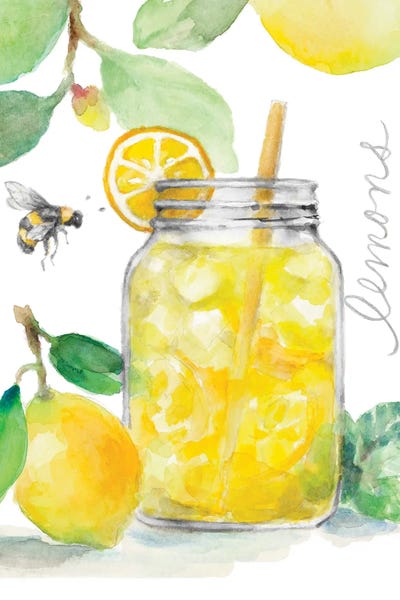 Bee-Friend The Lemons and Lemonade by Lanie Loreth framed wall art