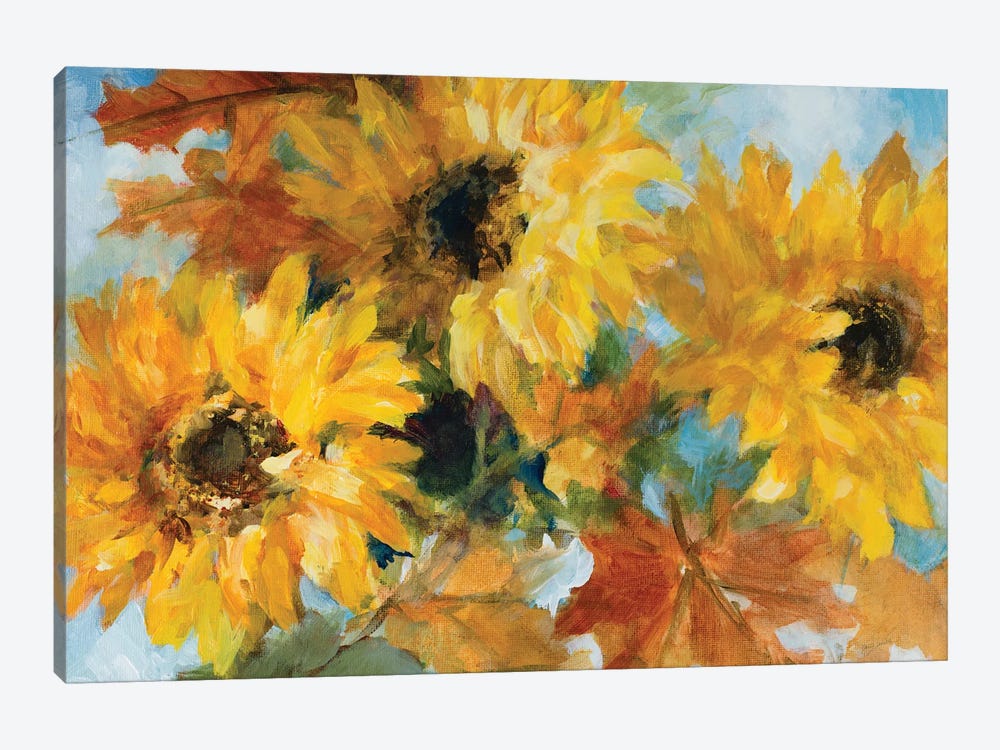 Breezy Sunflowers by Lanie Loreth 1-piece Canvas Art
