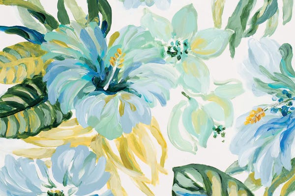 Tropical Leaves: Captivating Tropical Blooms I by Lanie Loreth