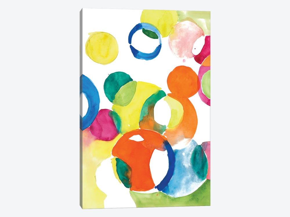 Colorful Circles by Lanie Loreth 1-piece Art Print