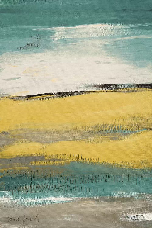Flatlands Teal by Lanie Loreth canvas print