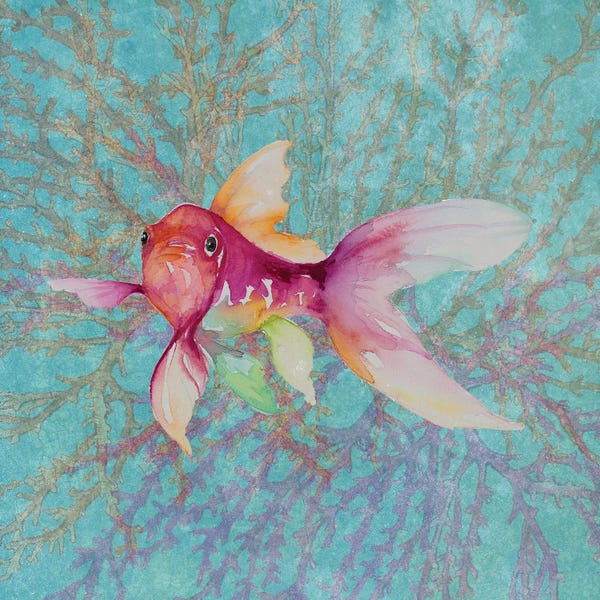 Lanie Loreth: Fish On Coral II by Lanie Loreth