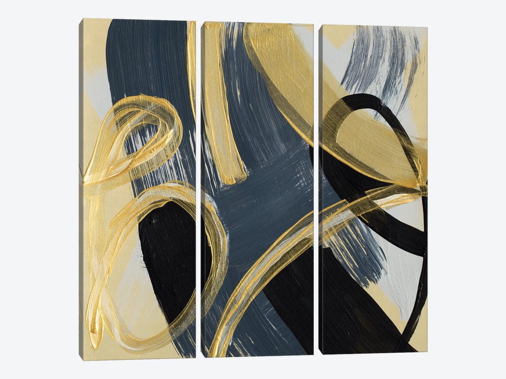 Give It A Swirl I by Lanie Loreth 3-piece Canvas Print