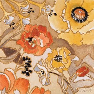 Le Jardin II by Lanie Loreth framed canvas print