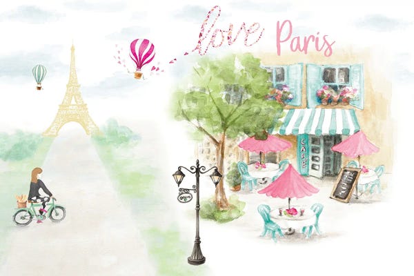 Cafes: Love Parisian Life by Lanie Loreth