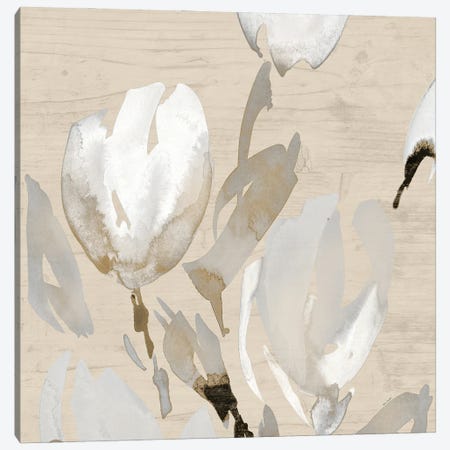 Neutral Tulips I Canvas Print #LNL669} by Lanie Loreth Canvas Art Print