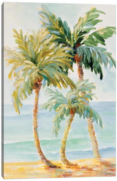 Palms In Paradise I Canvas Art Print - Lanie Loreth