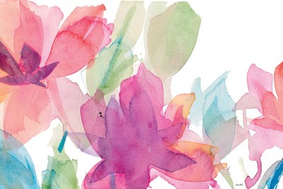 Pastel Delicate Floral by Lanie Loreth framed wall art