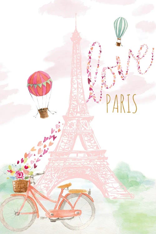 Pink Eiffel Bike Ride