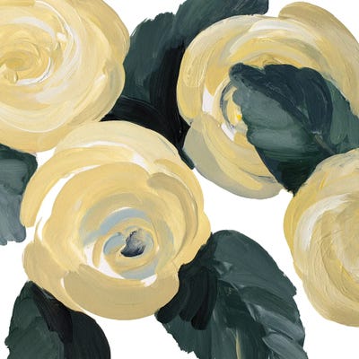 Quietly Bold Blooms by Lanie Loreth framed canvas print