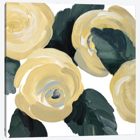 Quietly Bold Blooms Canvas Print #LNL684} by Lanie Loreth Canvas Artwork