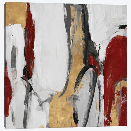Red and Gold City Symphony II Canvas Print #LNL686} by Lanie Loreth Canvas Wall Art