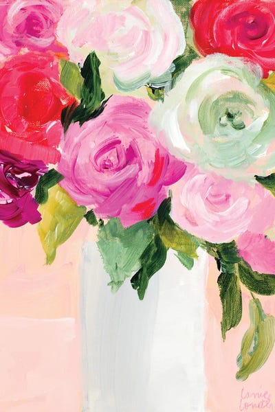 Rosey Bouquet by Lanie Loreth multi panel art