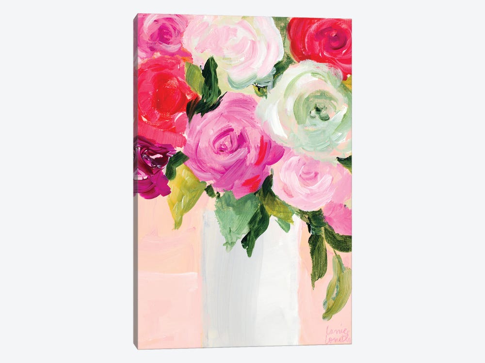 Rosey Bouquet by Lanie Loreth 1-piece Canvas Print