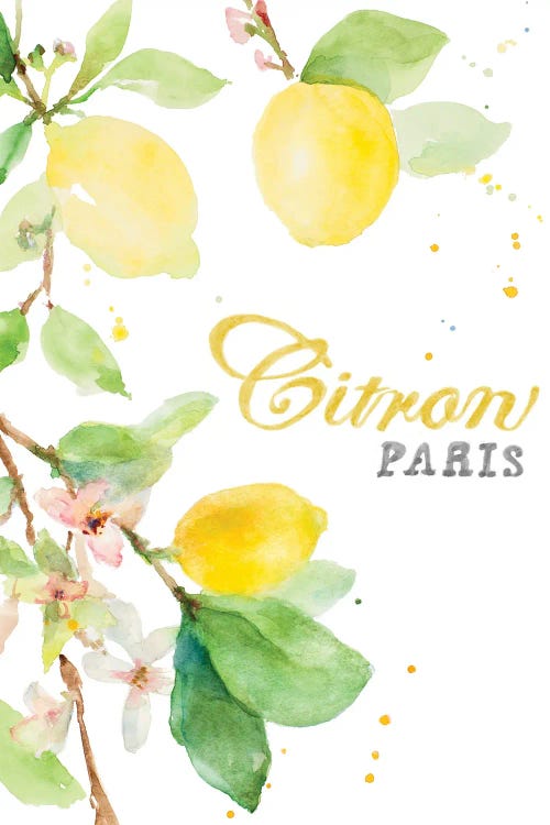 Spring Citron In Paris