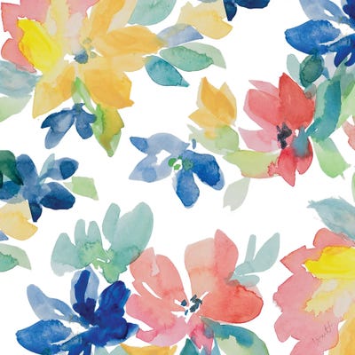 Spring Flowers I by Lanie Loreth framed canvas print