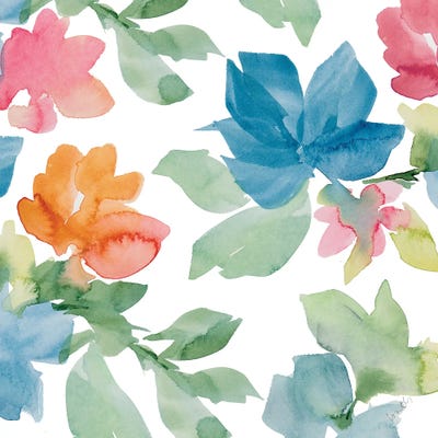 Spring Flowers II by Lanie Loreth framed canvas print