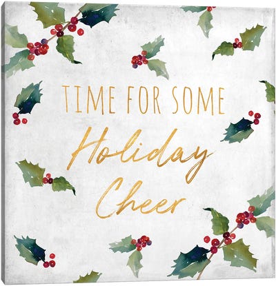 Time For Some Holiday Cheer Canvas Art Print - Lanie Loreth