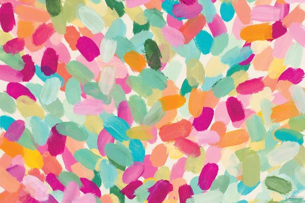 Colorful Abstracts: Tropical Dot Party by Lanie Loreth