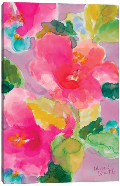 April Hibiscus Canvas Art Print - Lanie Loreth