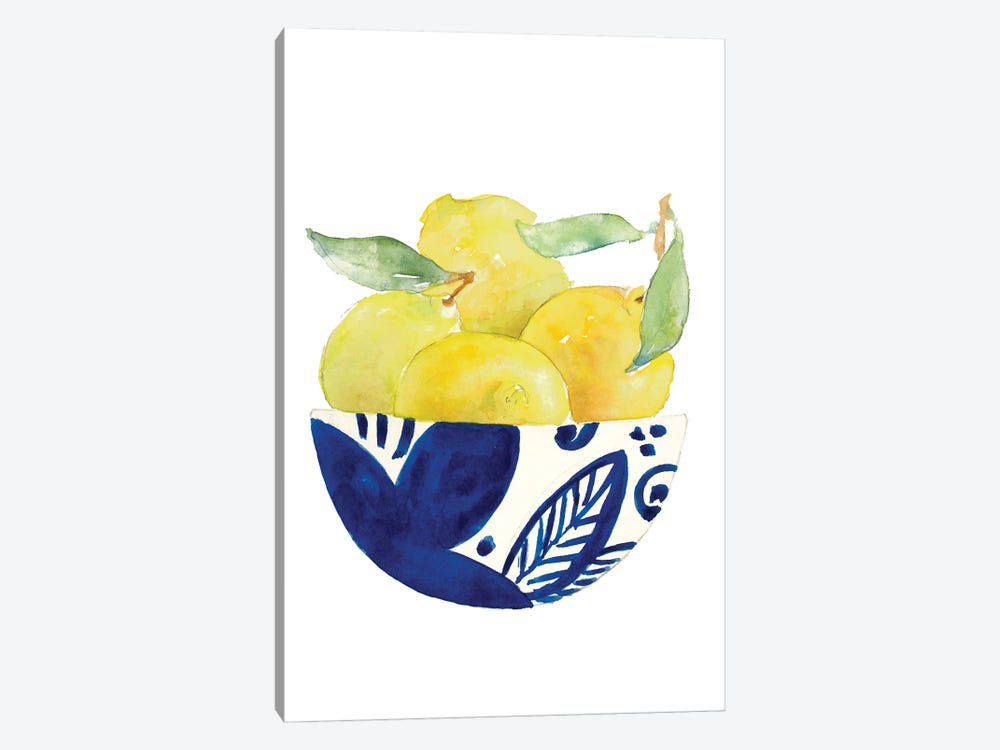 Bowl Of Lemons I by Lanie Loreth 1-piece Canvas Art Print