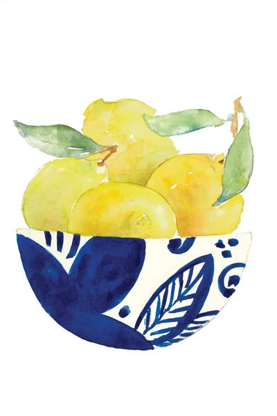 Lanie Loreth: Bowl Of Lemons I by Lanie Loreth