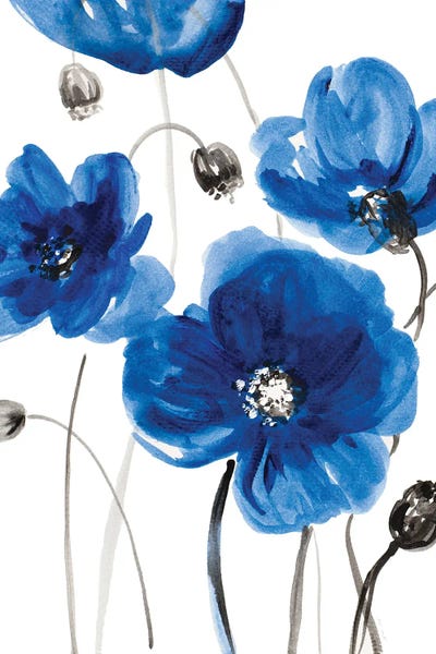 Lanie Loreth: Cobalt Garden I by Lanie Loreth