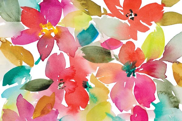 Lanie Loreth: Contemporary Red Blooms by Lanie Loreth