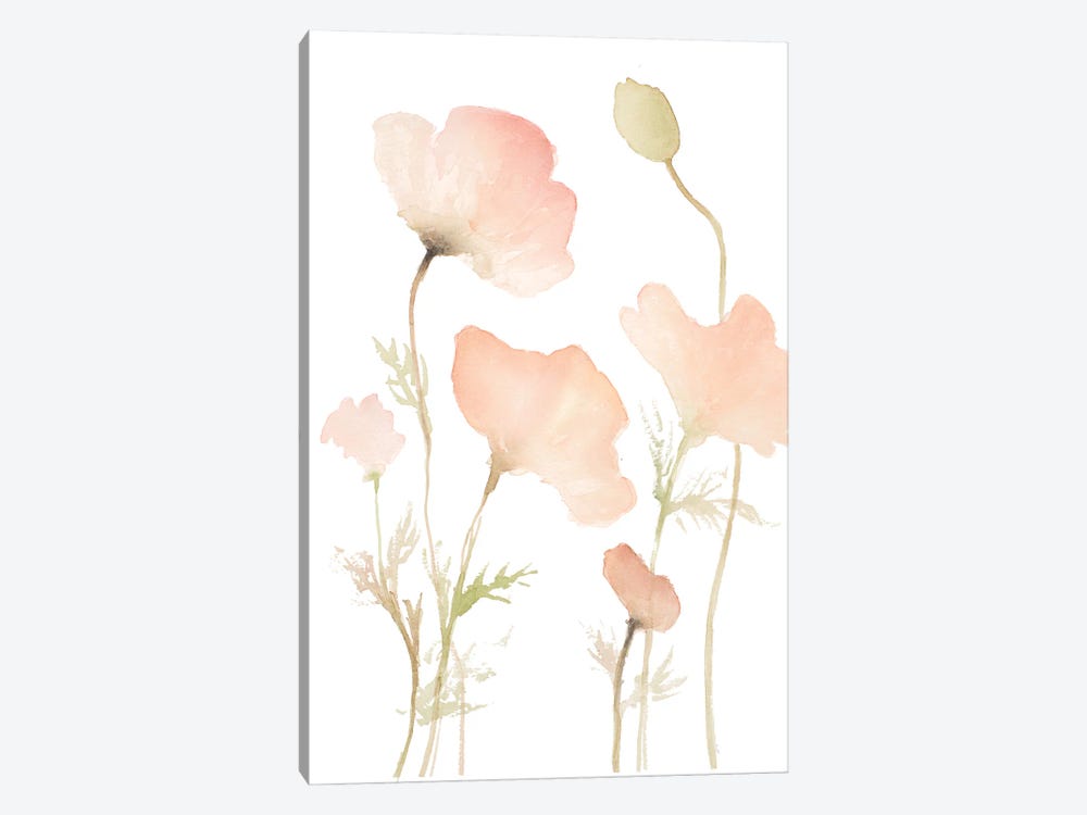 Early Summer Poppies I by Lanie Loreth 1-piece Canvas Print