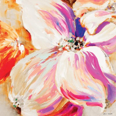 Flower Pop Song II by Lanie Loreth framed canvas print