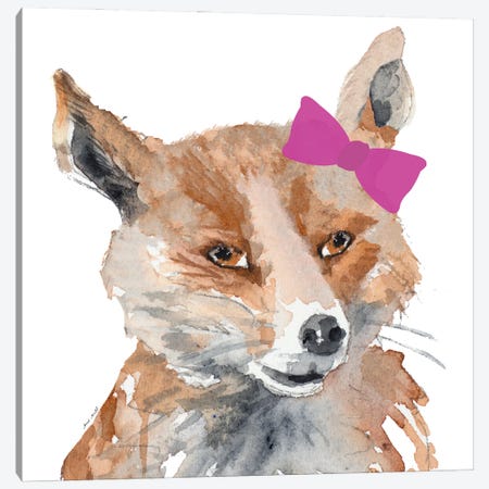 Foxy Lady Canvas Print #LNL774} by Lanie Loreth Canvas Wall Art