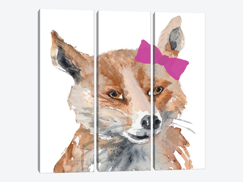Foxy Lady by Lanie Loreth 3-piece Canvas Wall Art