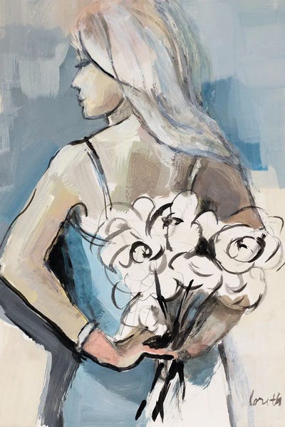 Lanie Loreth: Girl With Flowers by Lanie Loreth