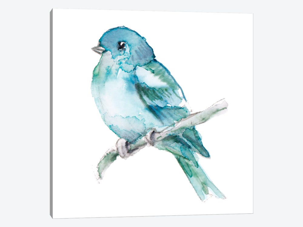 Spring Blue Bird II by Lanie Loreth 1-piece Canvas Art Print