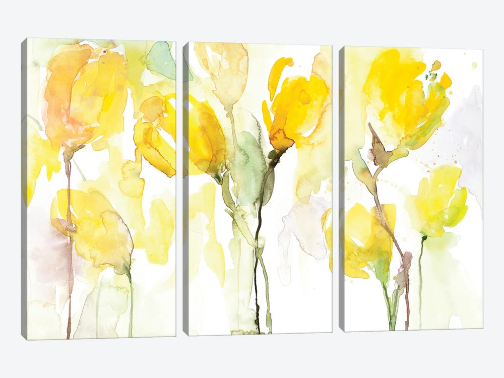 Yellow Garden by Lanie Loreth 3-piece Art Print