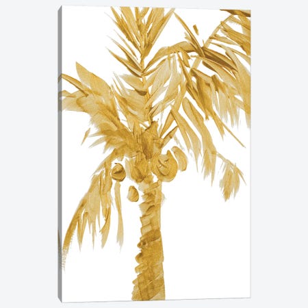 Gold Palms I Canvas Print #LNL82} by Lanie Loreth Art Print