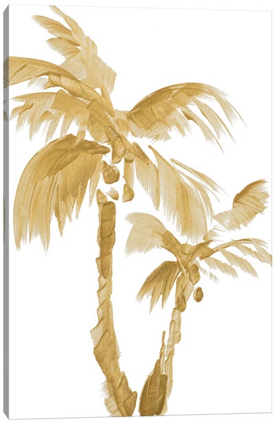 Gold Palms II Canvas Art Print - Lanie Loreth